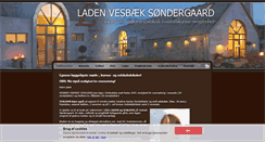 Desktop Screenshot of laden-vesbaek.dk